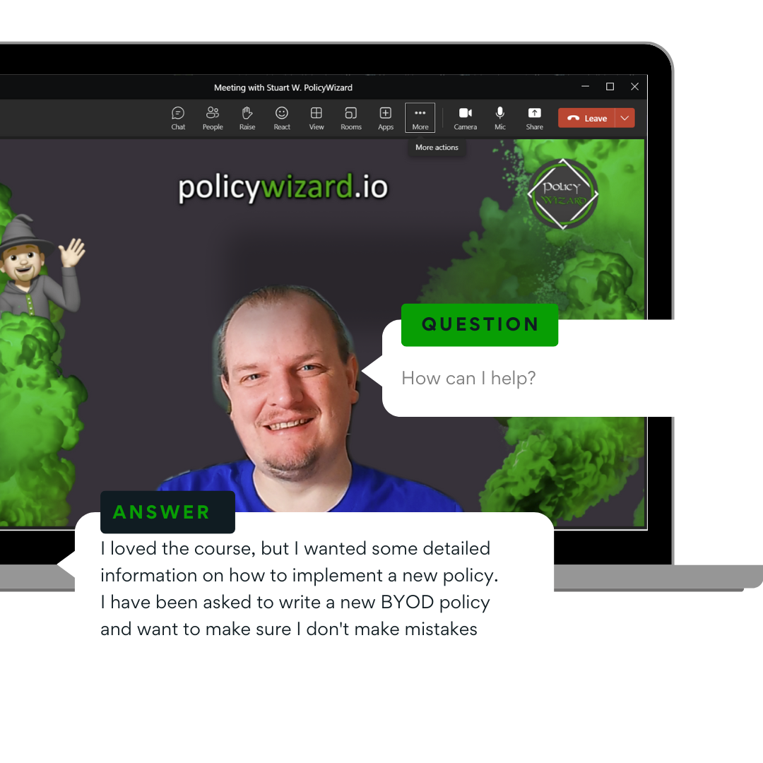Wizard school policy school learn how to write information secuirty